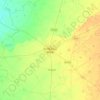 Mapa topográfico Sri Muktsar Sahib, altitud, relieve