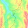 Mapa topográfico Subestación Eléctrica Pescador (Cauca), altitud, relieve