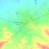 Mapa topográfico Las Matas de Farfán, altitud, relieve