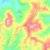 Mapa topográfico Lindero, altitud, relieve
