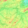 Mapa topográfico Ferraz de Vasconcelos, altitud, relieve