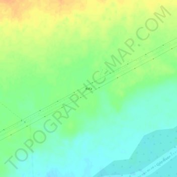 Mapa topográfico Kofa, altitud, relieve