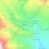 Mapa topográfico Huascata, altitud, relieve