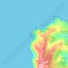 Mapa topográfico Casa Poli, altitud, relieve