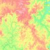 Mapa topográfico Datas, altitud, relieve
