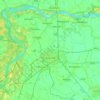 Mapa topográfico Suzzara, altitud, relieve