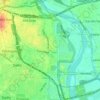Mapa topográfico Kotwali Tehsil, altitud, relieve