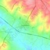 Mapa topográfico Guarambaré, altitud, relieve