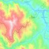 Mapa topográfico Marcas, altitud, relieve