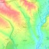 Mapa topográfico Pilas, altitud, relieve