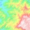 Mapa topográfico Sapillica, altitud, relieve