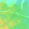 Mapa topográfico Área de Conservación Privada Campo Verde, altitud, relieve
