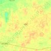 Mapa topográfico Dzitás, altitud, relieve
