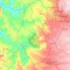 Mapa topográfico Simat/, altitud, relieve