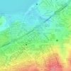 Mapa topográfico Urbanización Simón Bolívar, altitud, relieve