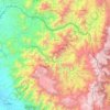 Mapa topográfico Ayabaca, altitud, relieve