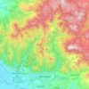 Mapa topográfico Baia Mare, altitud, relieve