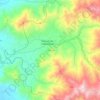 Mapa topográfico Echeandía, altitud, relieve