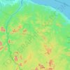 Mapa topográfico La Mana, altitud, relieve