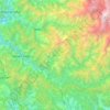 Mapa topográfico Tharali, altitud, relieve