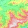 Mapa topográfico Bohoyo, altitud, relieve
