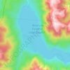 Mapa topográfico Lago Epuyén, altitud, relieve