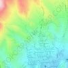Mapa topográfico Barrio Bella Vista, altitud, relieve