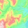 Mapa topográfico Paicol, altitud, relieve