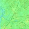 Mapa topográfico Eefde, altitud, relieve