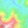 Mapa topográfico San Andres, altitud, relieve