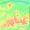 Mapa topográfico Taracoa, altitud, relieve