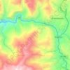 Mapa topográfico Jazán, altitud, relieve