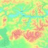 Mapa topográfico 差那乡, altitud, relieve