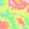 Mapa topográfico Molinopampa, altitud, relieve