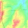 Mapa topográfico Peleas de Abajo, altitud, relieve