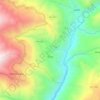 Mapa topográfico Canis, altitud, relieve