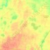 Mapa topográfico Pedanía Caldera, altitud, relieve