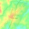Mapa topográfico 25 de Mayo, altitud, relieve