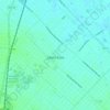 Mapa topográfico Lanús Este, altitud, relieve