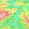Mapa topográfico Cillorigo de Liébana, altitud, relieve