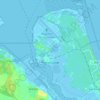 Mapa topográfico Peenemünde, altitud, relieve