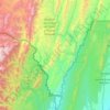Mapa topográfico Provincia Arce, altitud, relieve