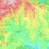 Mapa topográfico Тометино Поље, altitud, relieve