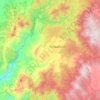 Mapa topográfico Chiquilistlán, altitud, relieve