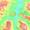 Mapa topográfico Forcall, altitud, relieve