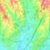 Mapa topográfico Lliçà de Vall, altitud, relieve