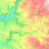 Mapa topográfico Salmiech, altitud, relieve