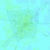 Mapa topográfico Dzan, altitud, relieve