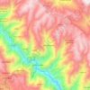 Mapa topográfico Anco, altitud, relieve