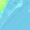 Mapa topográfico Wallops Island, altitud, relieve
